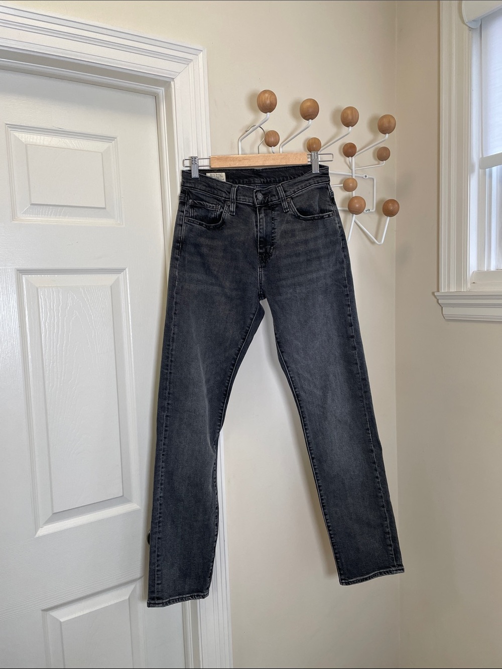 Levi's 502 - Straight Legged Denim Jeans - Black - 29x32